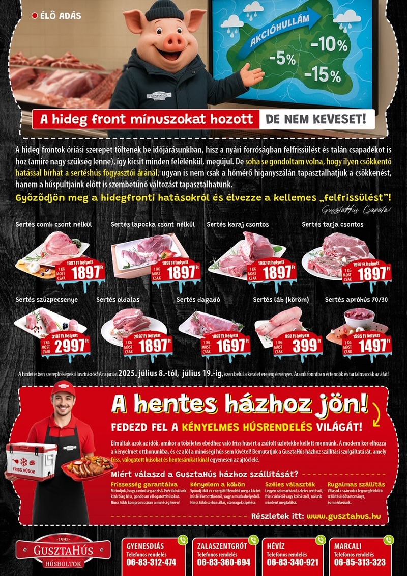 GusztaHús akció