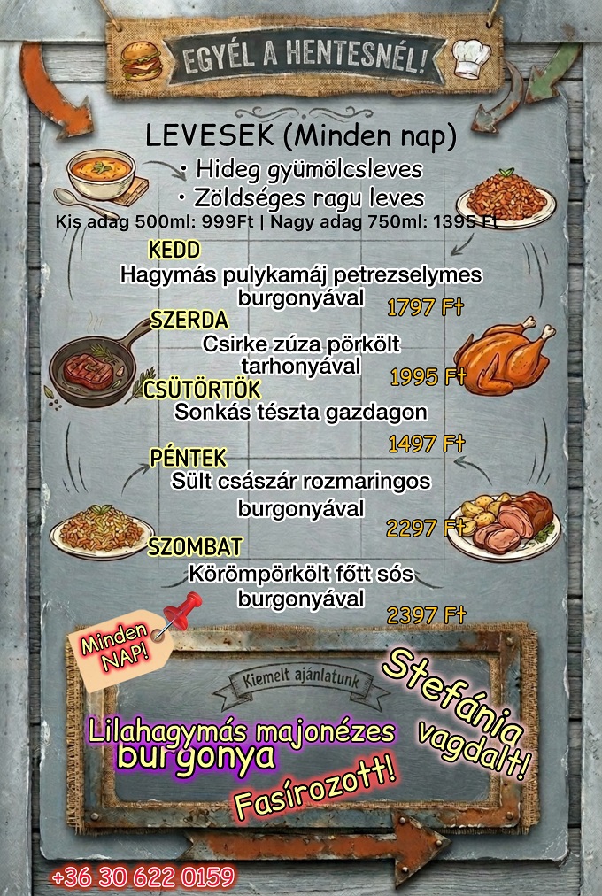 Egyél a hentesnél