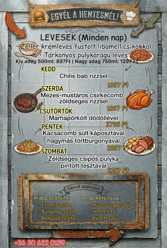 Egyél a hentesnél
