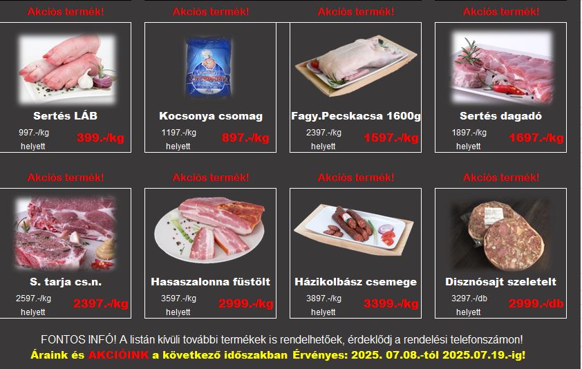 GusztaHús akció