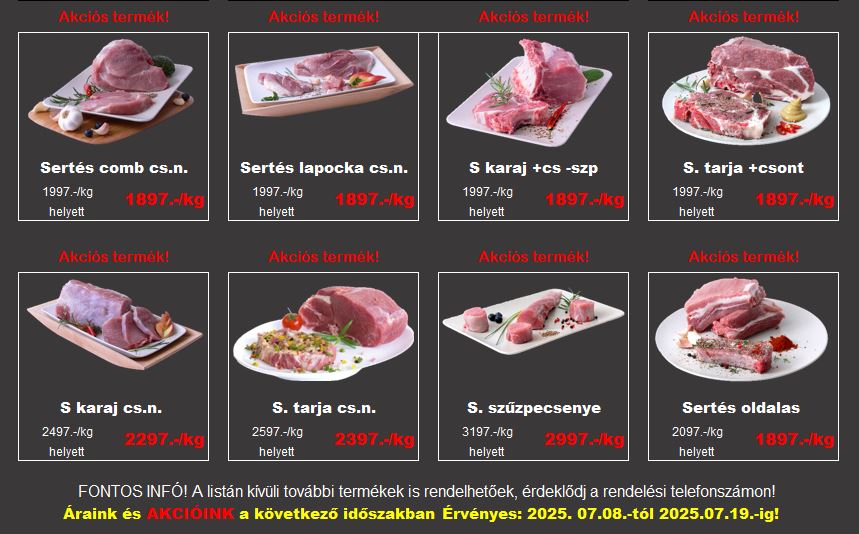 GusztaHús akció