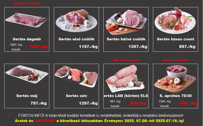 GusztaHús akció