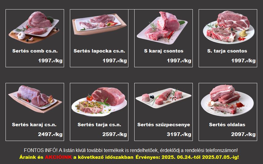 GusztaHús akció