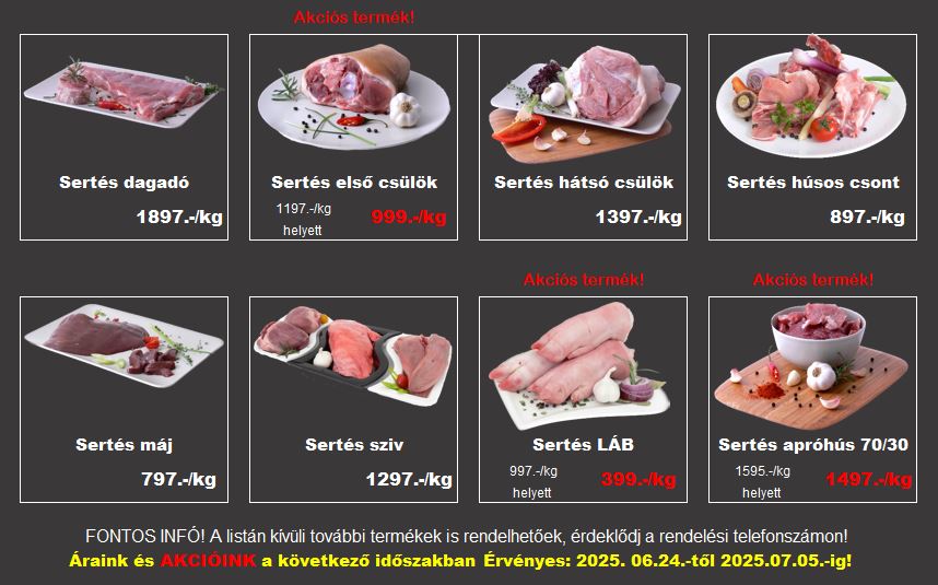 GusztaHús akció